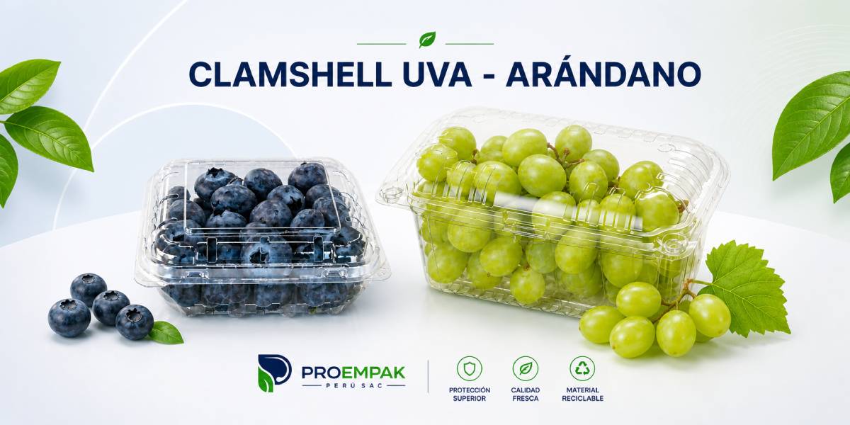 Clamshell para frutas